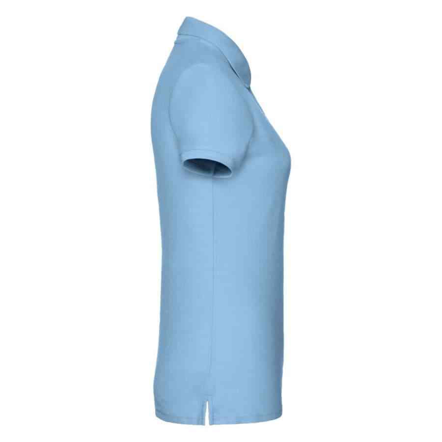 Поло женское "Lady-Fit 65/35 Polo", небесно-голубой XL, 65% п/э, 35% х/б, 180 г/м2 №4