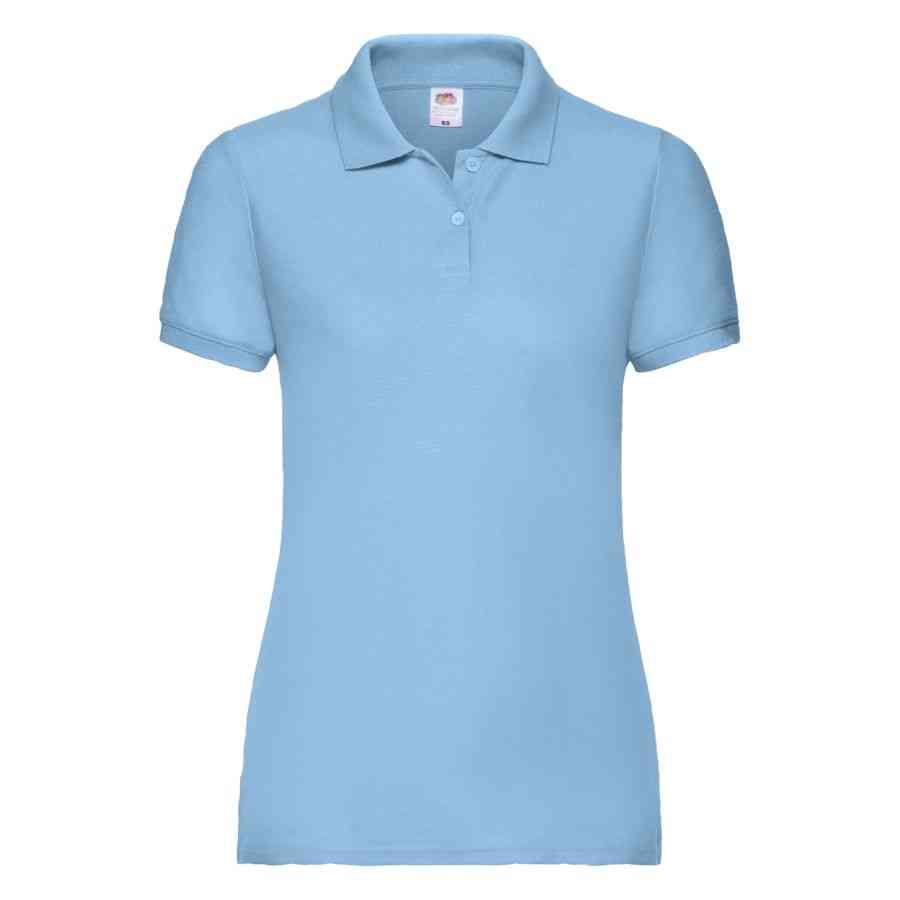 Поло женское "Lady-Fit 65/35 Polo", небесно-голубой XL, 65% п/э, 35% х/б, 180 г/м2 №0