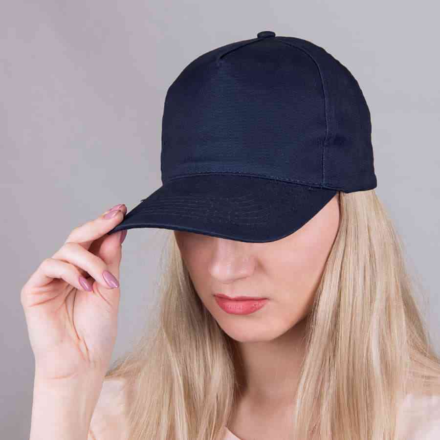 Бейсболка OPTIMA S, 5 клиньев, металлическая застежка - 2