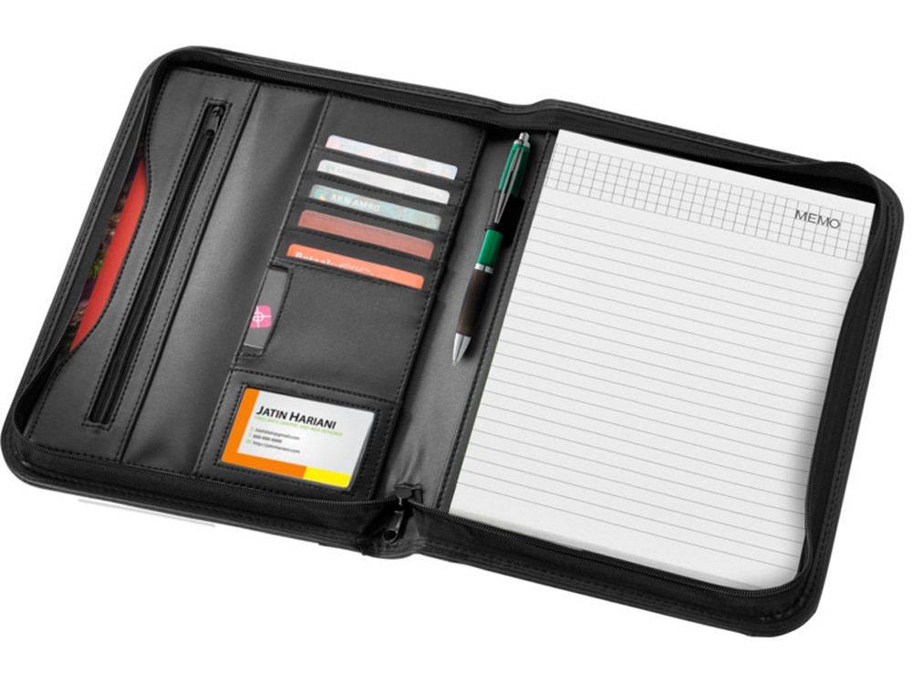 Папка А4 Ebony на молнии - 2