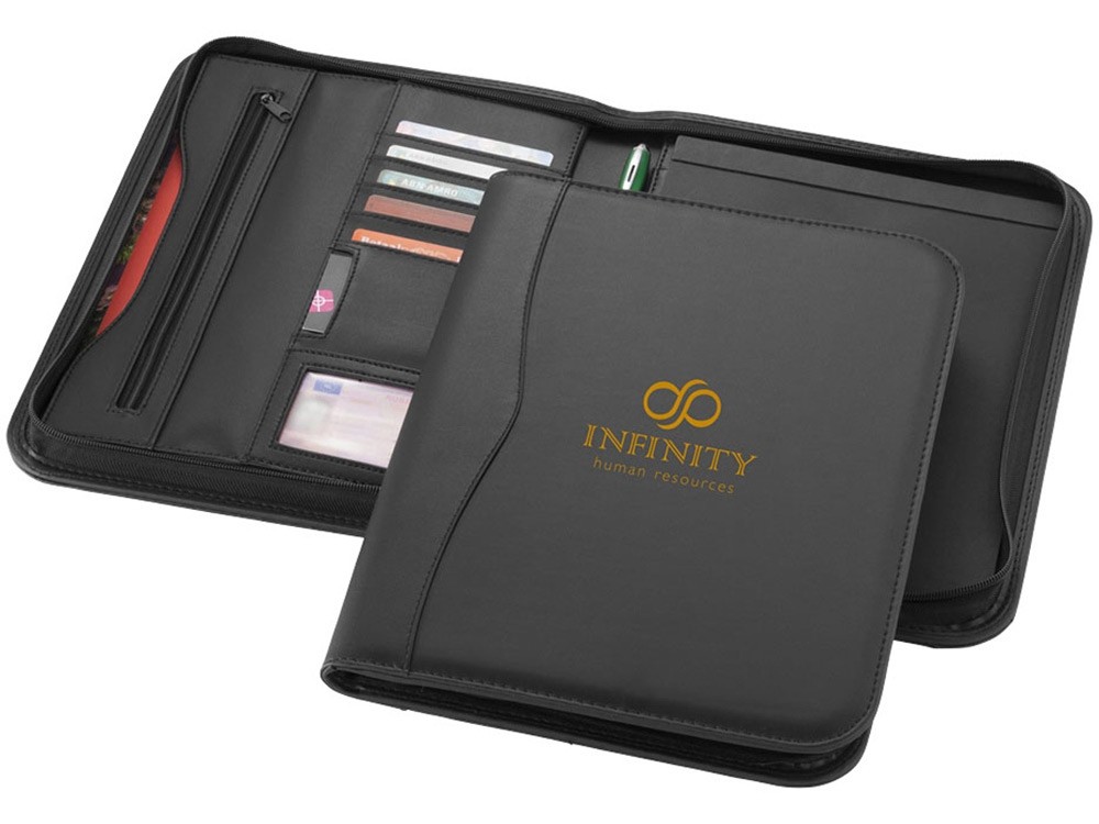 Папка А4 Ebony на молнии - 4