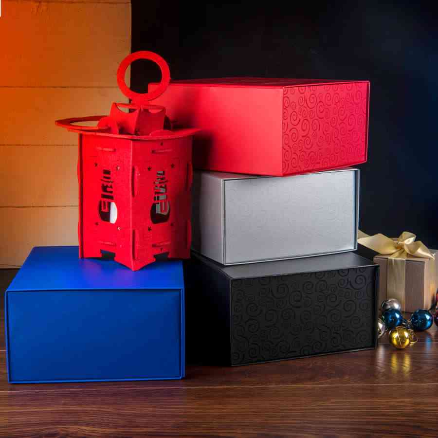 Упаковка подарочная, коробка складная размер 22 x 20 x 11 см - 4