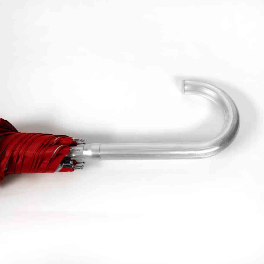 Зонт-трость SILVER, пластиковая ручка, полуавтомат - 3