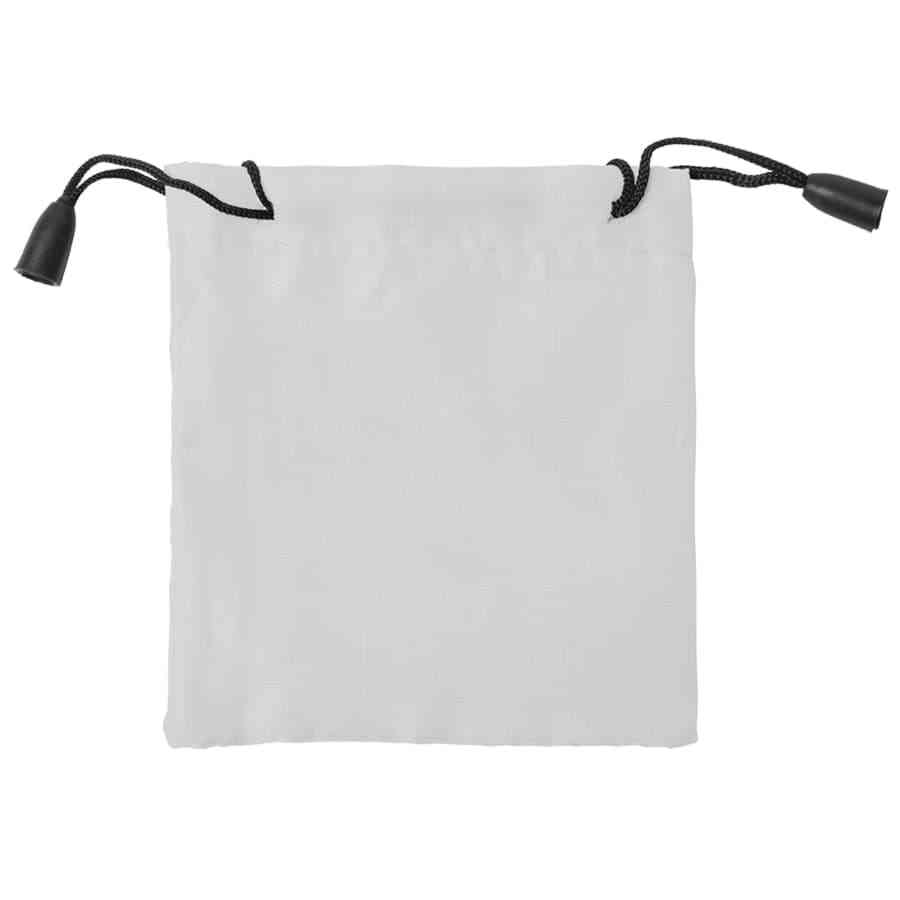 Мешочек подарочный, белый, 9,5 х 10см, полиэстер - 2