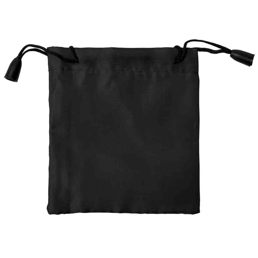 Мешочек подарочный, черный, 9,5 х 10см, полиэстер - 2