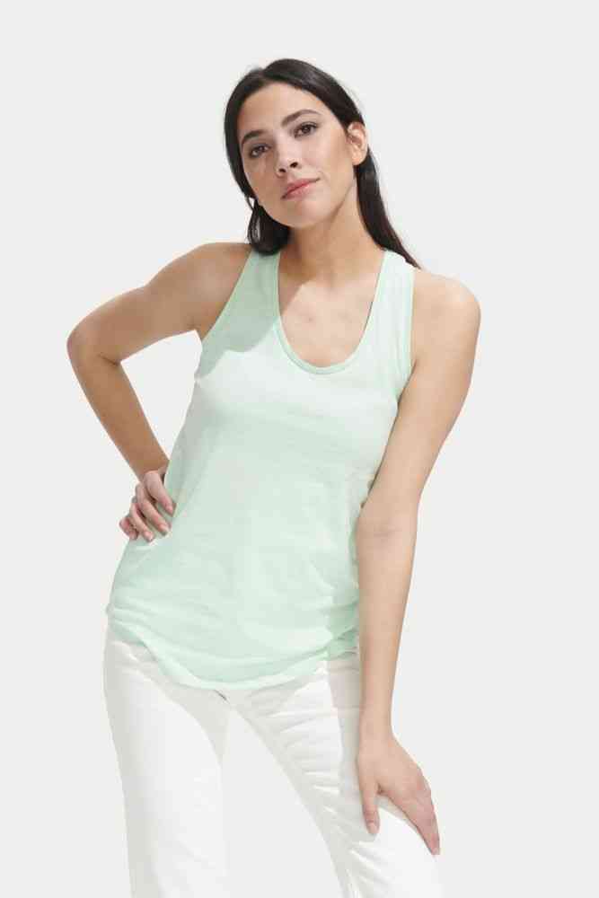 Майка женская Moka 110, ярко-голубая - 5