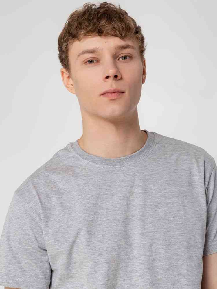 Футболка унисекс T-Bolka 160, серый меланж - 7