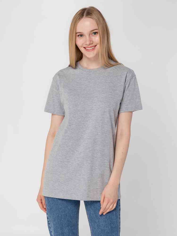 Футболка унисекс T-Bolka 160, серый меланж - 9