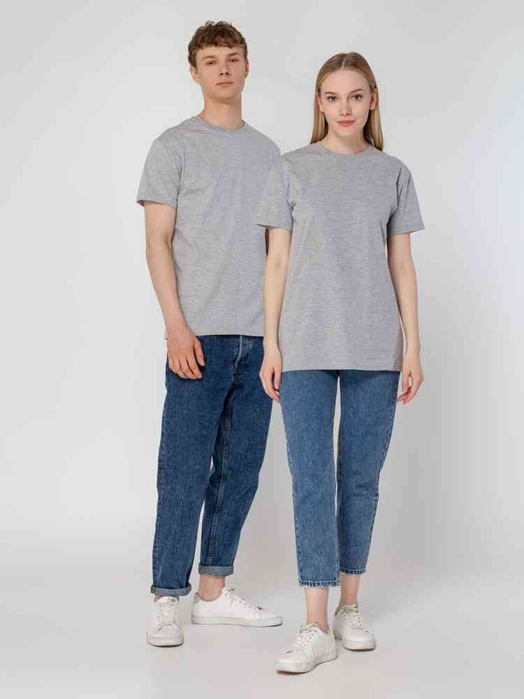 Футболка унисекс T-Bolka 160, серый меланж - 11