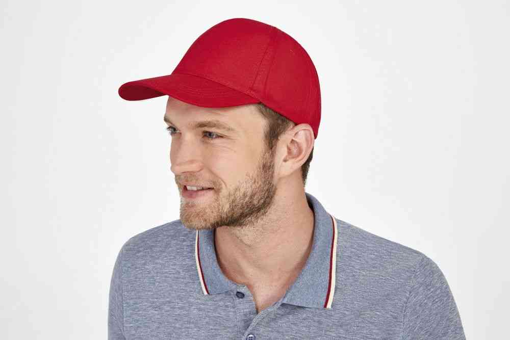 Бейсболка Buzz, красная - 4