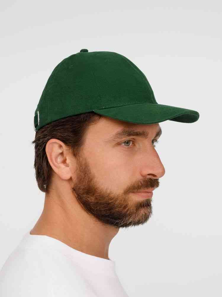 Бейсболка Buffalo, темно-зеленая - 6