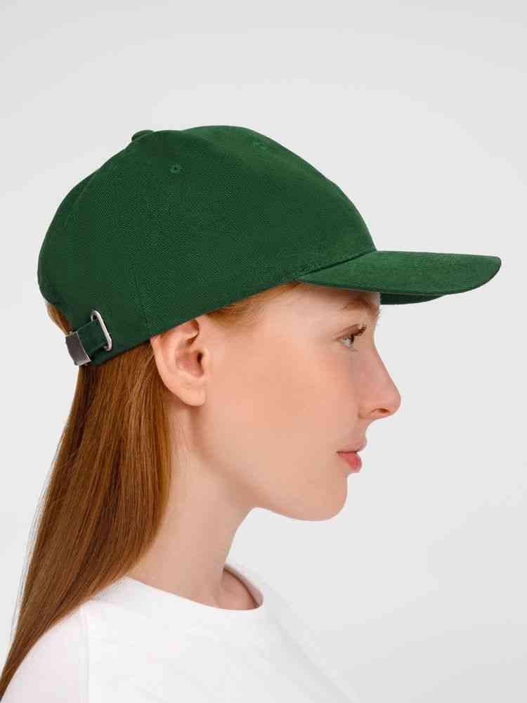 Бейсболка Buffalo, темно-зеленая - 8