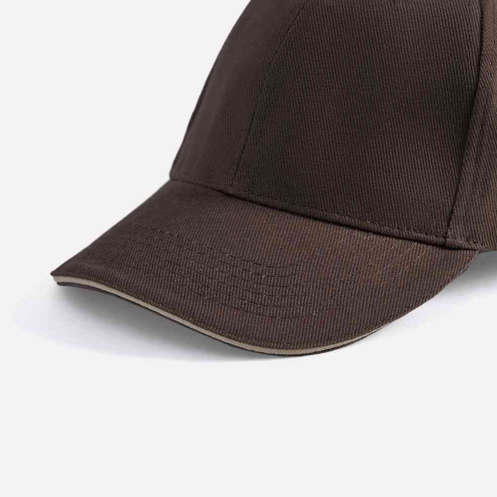 Бейсболка Buffalo, коричневая с бежевым - 2