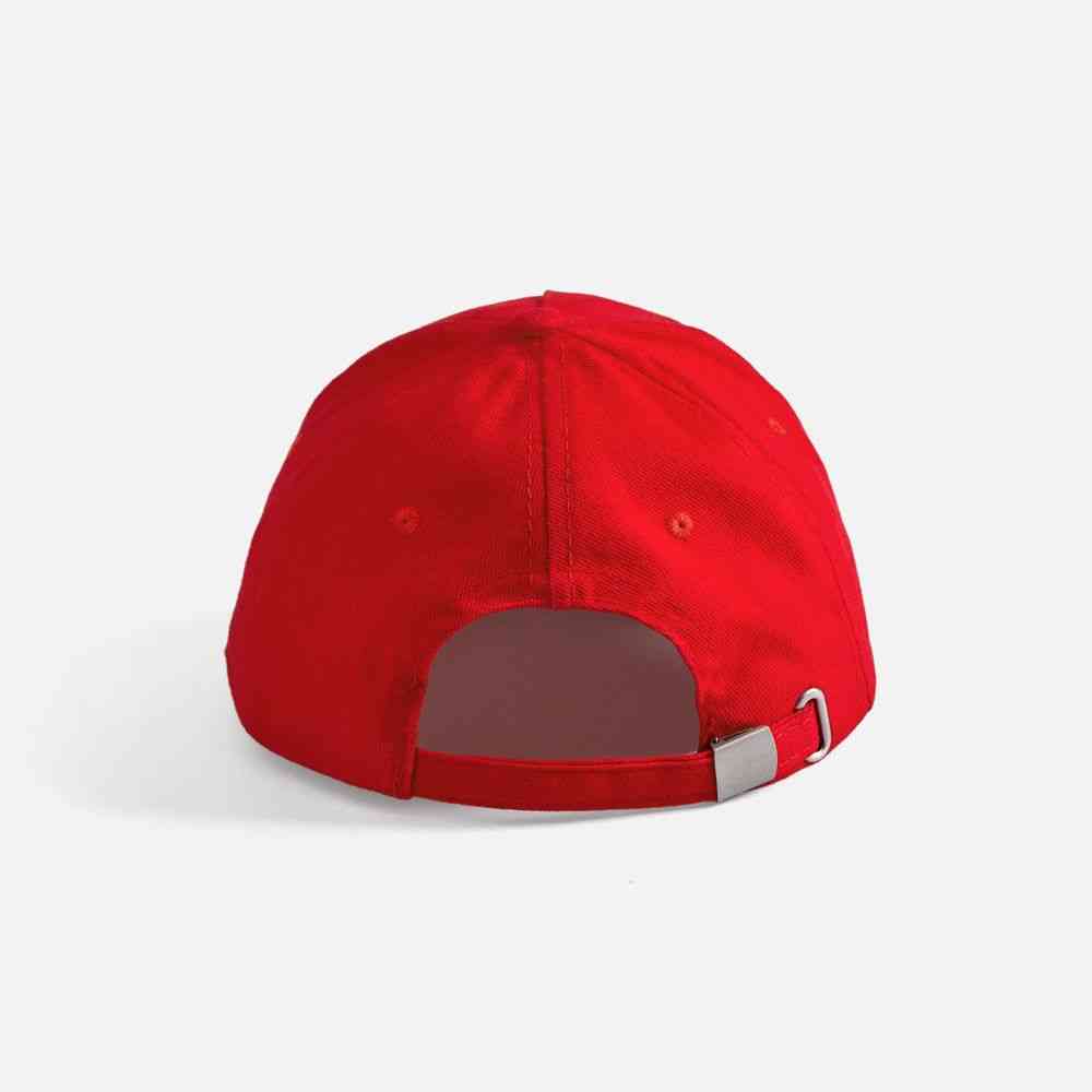 Бейсболка Long Beach, красная с белым - 5