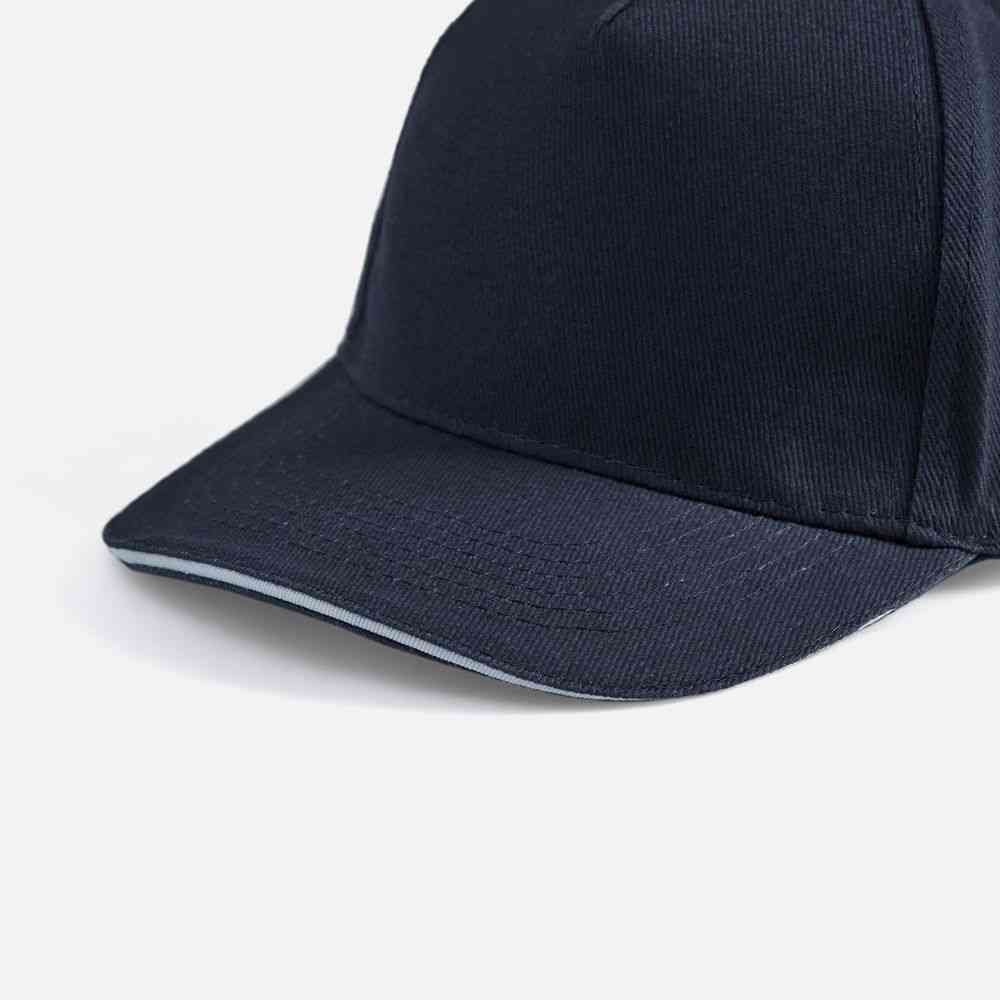 Бейсболка Long Beach, темно-синяя с белым - 2