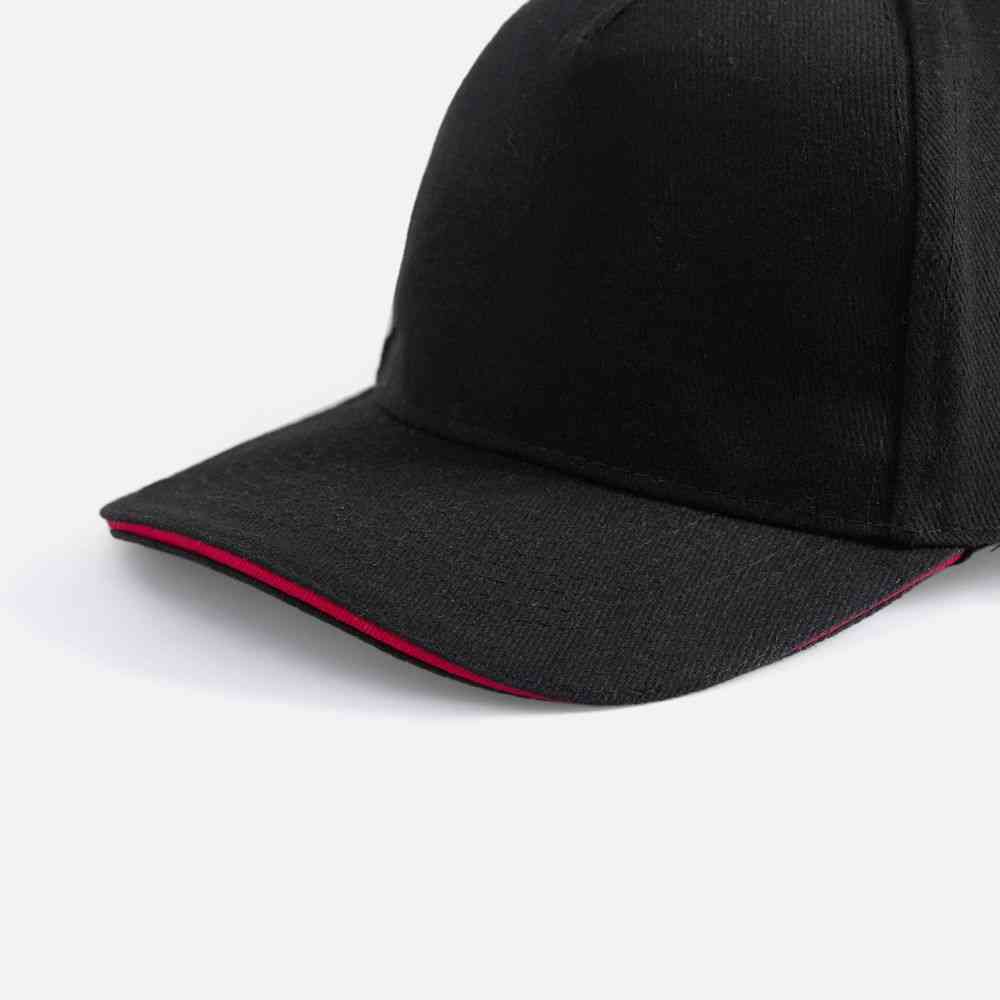 Бейсболка Long Beach, черная с красным - 2