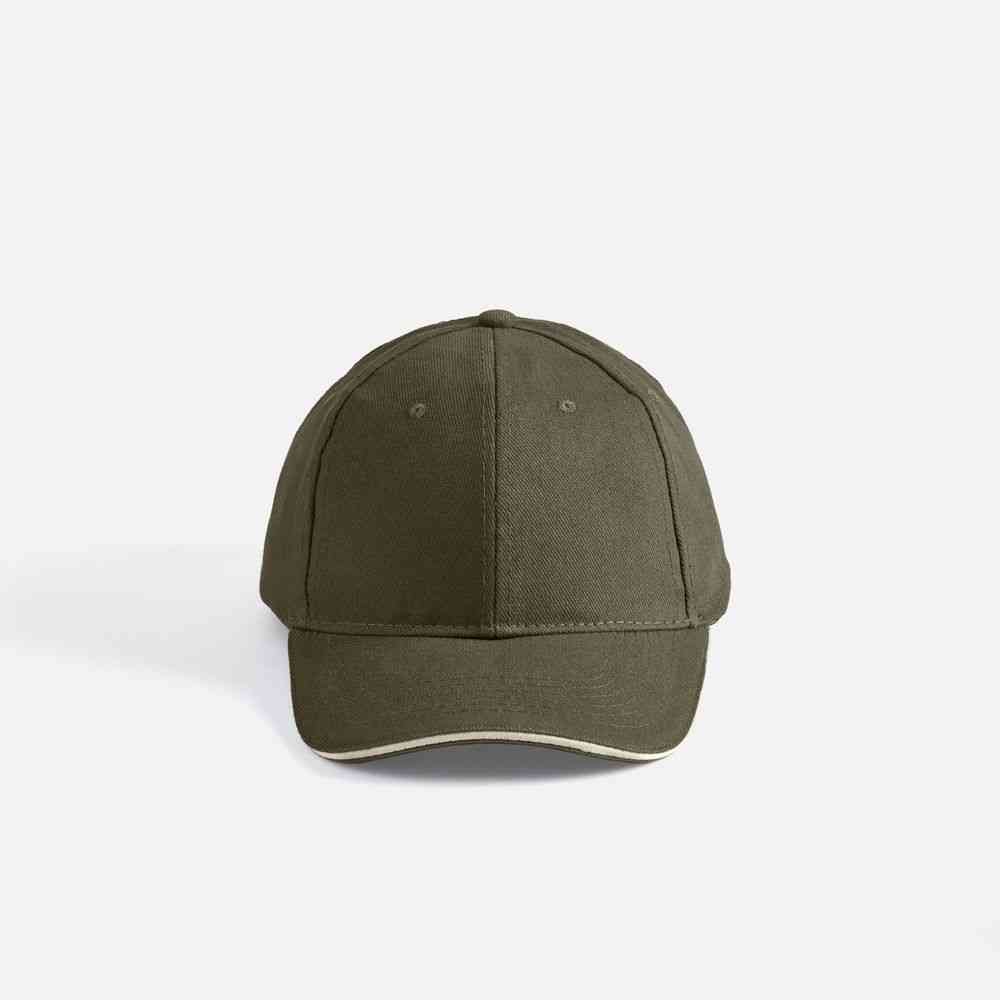 Бейсболка Buffalo, хаки с бежевым - 3