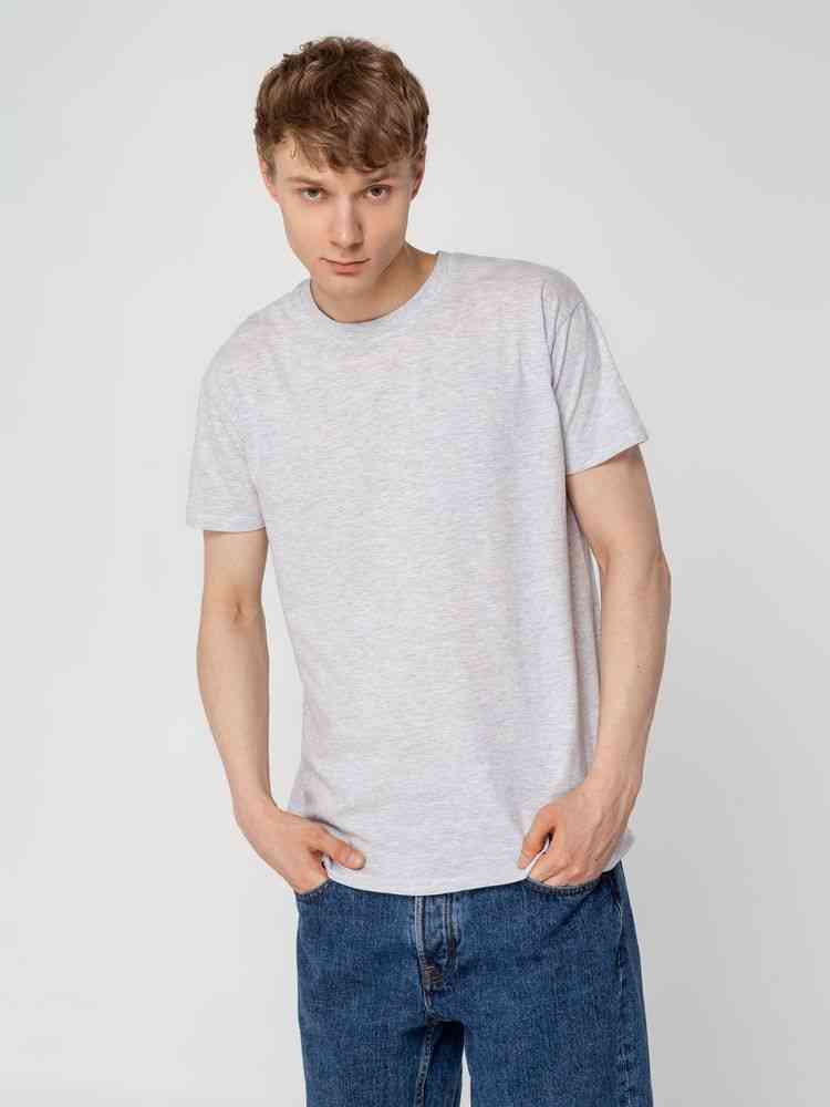 Футболка унисекс Regent 150, светло-серый меланж - 5