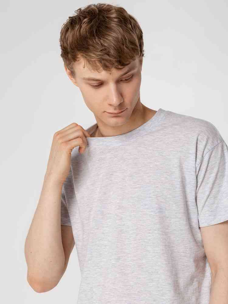 Футболка унисекс Regent 150, светло-серый меланж - 7