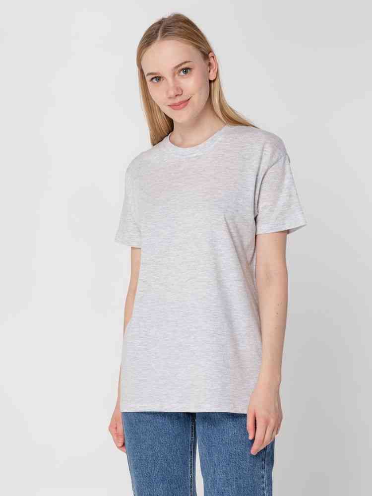 Футболка унисекс Regent 150, светло-серый меланж - 9