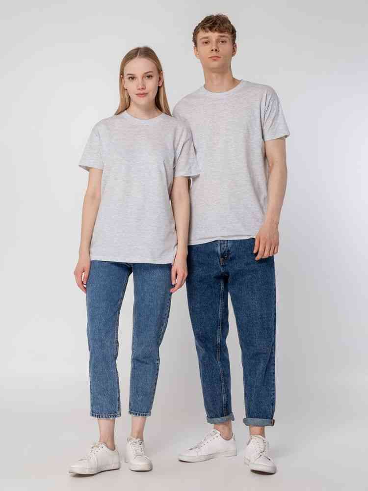 Футболка унисекс Regent 150, светло-серый меланж - 11