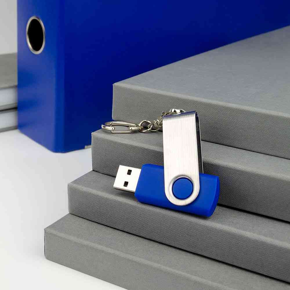 Флешка Twist, синяя, 8 Гб - 4