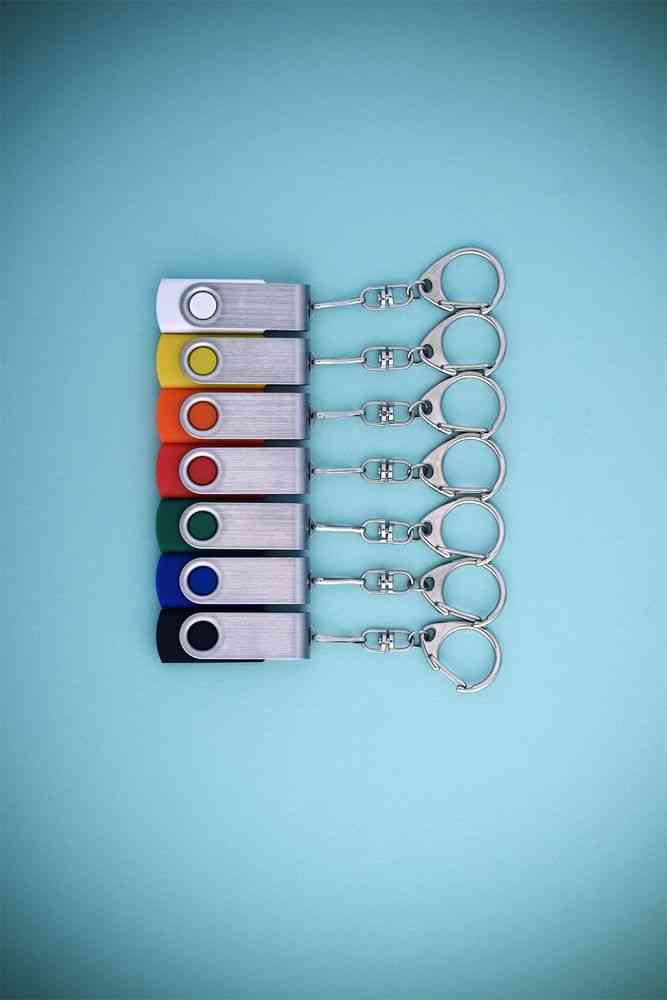 Флешка Twist, оранжевая, 8 Гб - 5