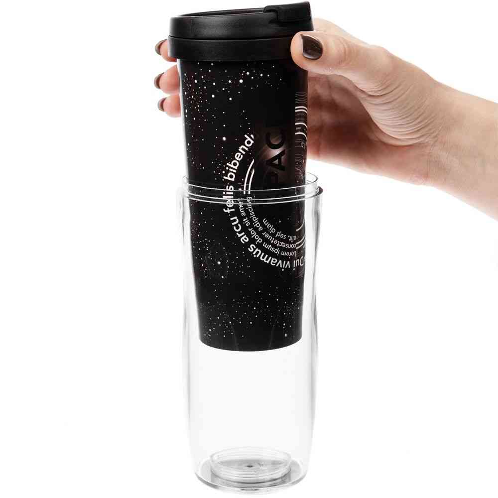 Термостакан Poster, с черной крышкой - 3