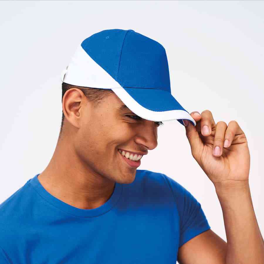 Бейсболка BOOSTER, 5 клиньев, металлическая застежка - 2