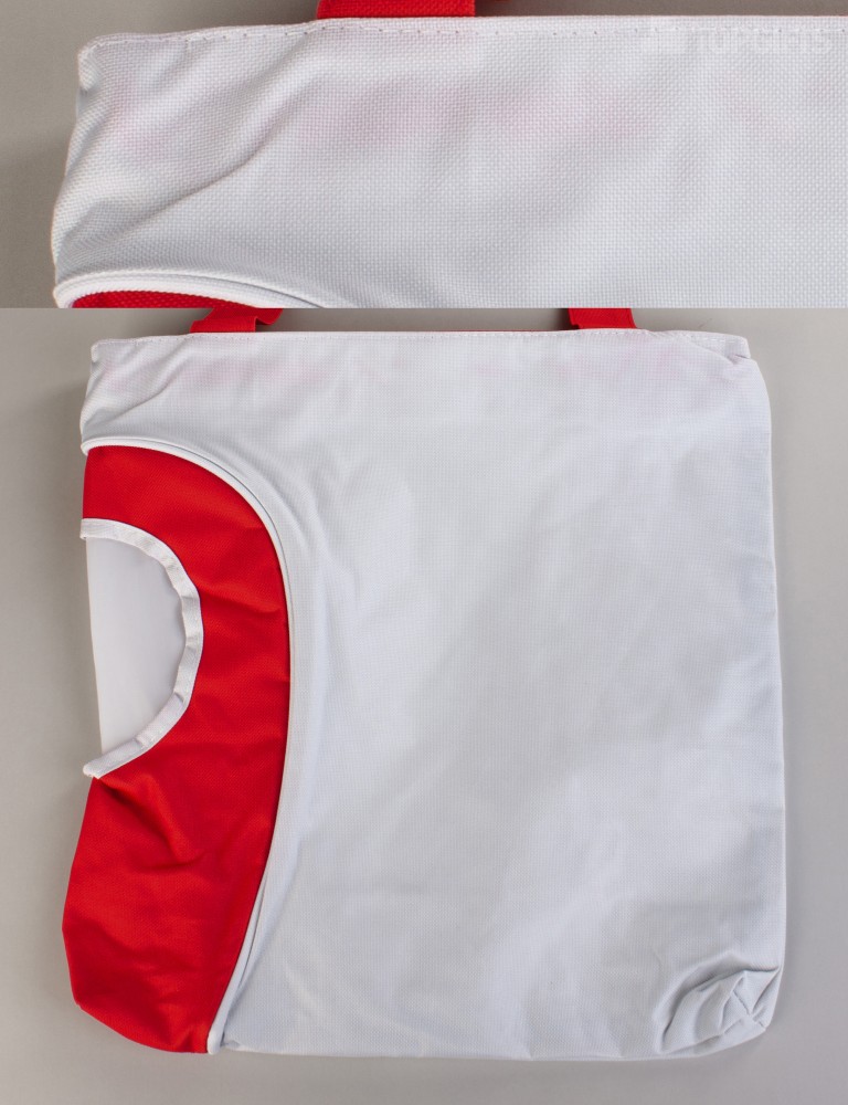 Сумка пляжная "Карибские острова", красная/белая# - 3