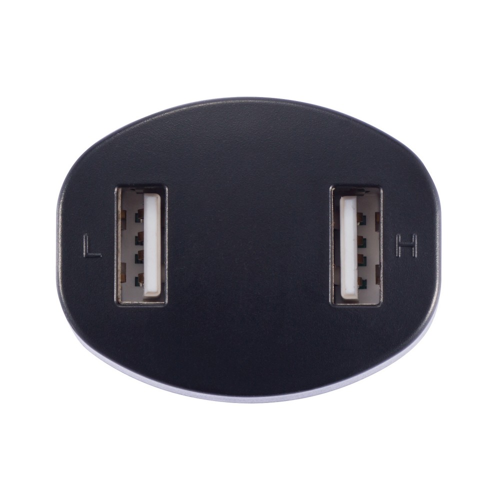 Зарядное устройство для автомобиля с 2 USB-портами, черный №1