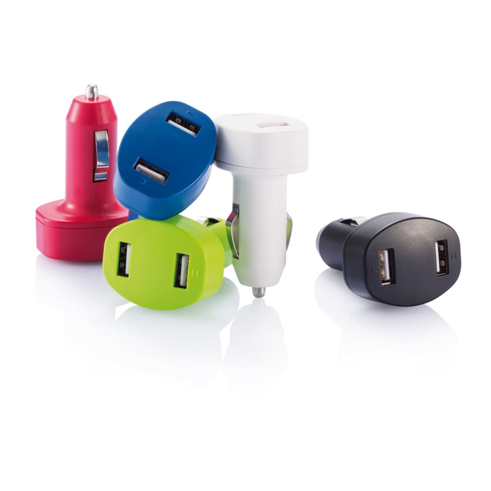 Зарядное устройство для автомобиля с 2 USB-портами, черный №2