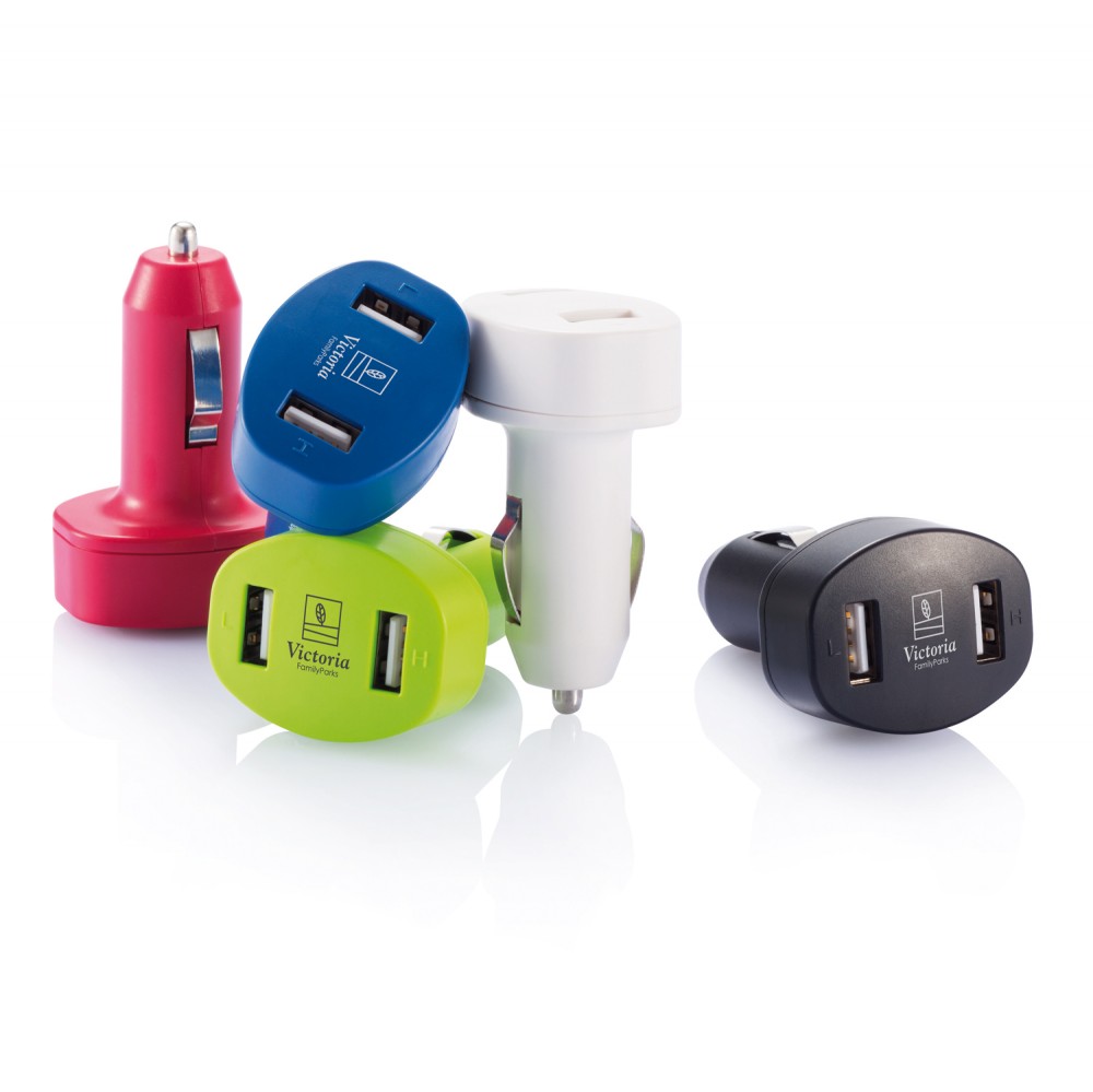 Зарядное устройство для автомобиля с 2 USB-портами, черный №3