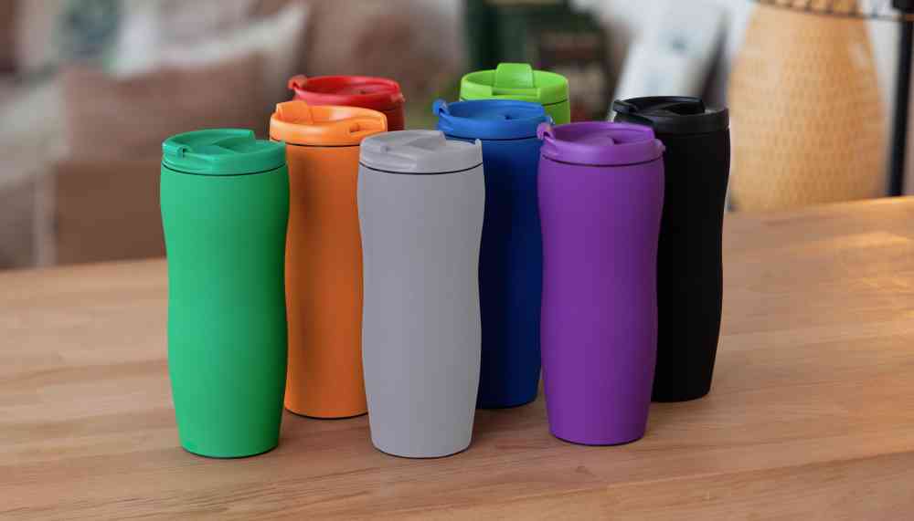 Термостакан "Монтана" 400 мл, покрытие soft touch - 4