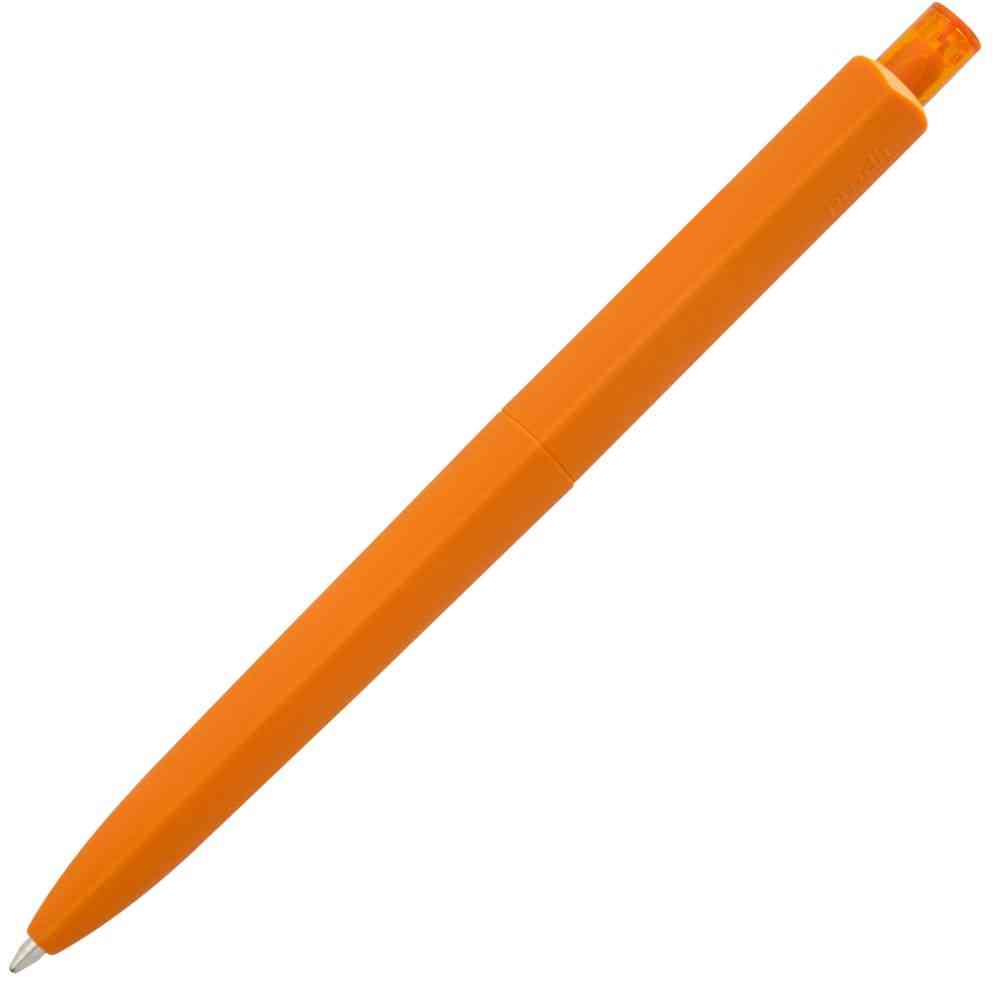 Ручка шариковая Prodir DS8 PRR-Т Soft Touch, оранжевая - 4