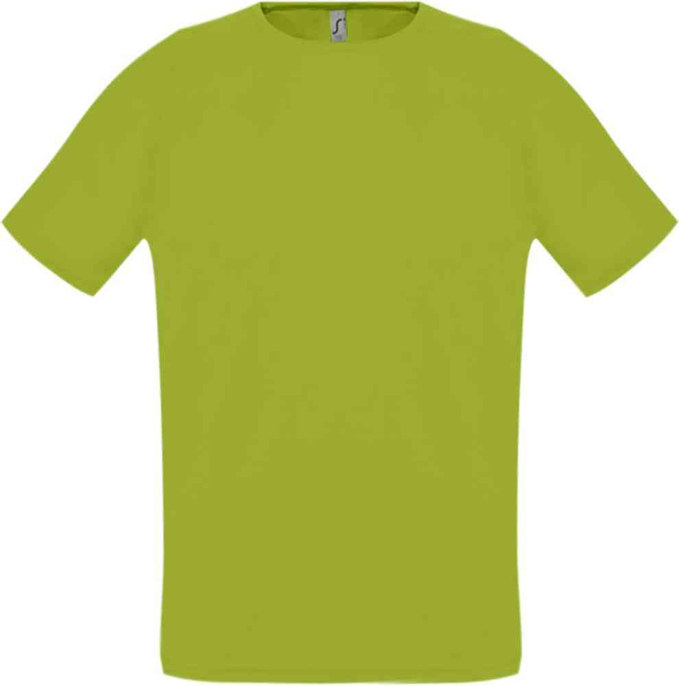 Футболка унисекс Sporty 140, зеленое яблоко