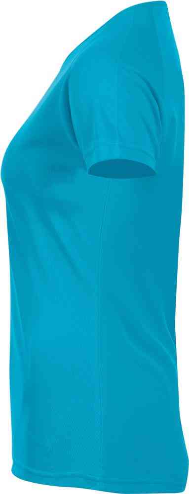 Футболка женская Sporty Women 140, бирюзовая - 2