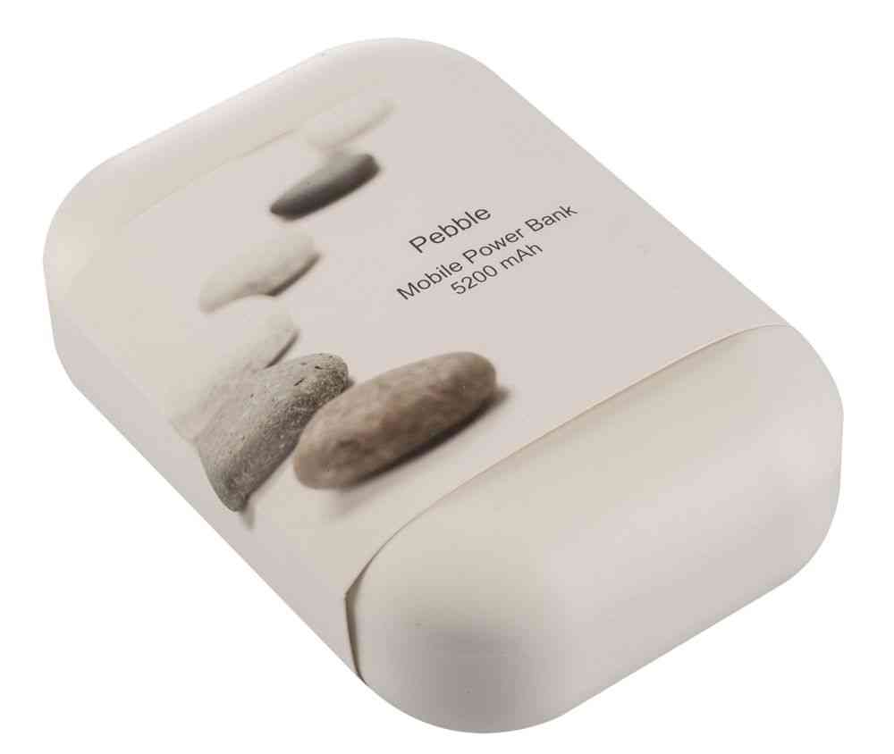 Внешний аккумулятор Pebble 5200, серо-синий - 5