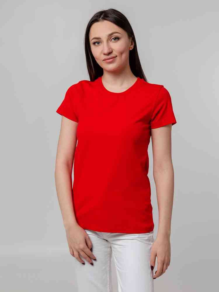 Футболка женская T-bolka Stretch Lady, красная - 5