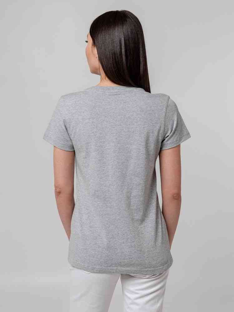 Футболка женская T-bolka Stretch Lady, серый меланж - 11