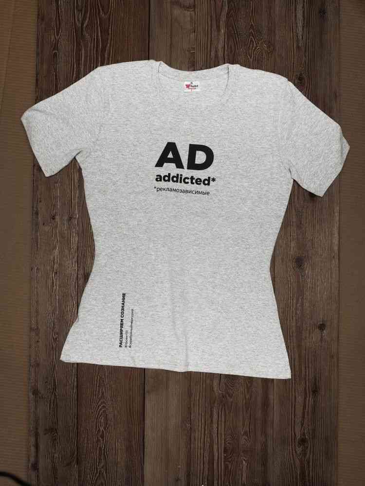 Футболка женская T-bolka Stretch Lady, серый меланж - 4