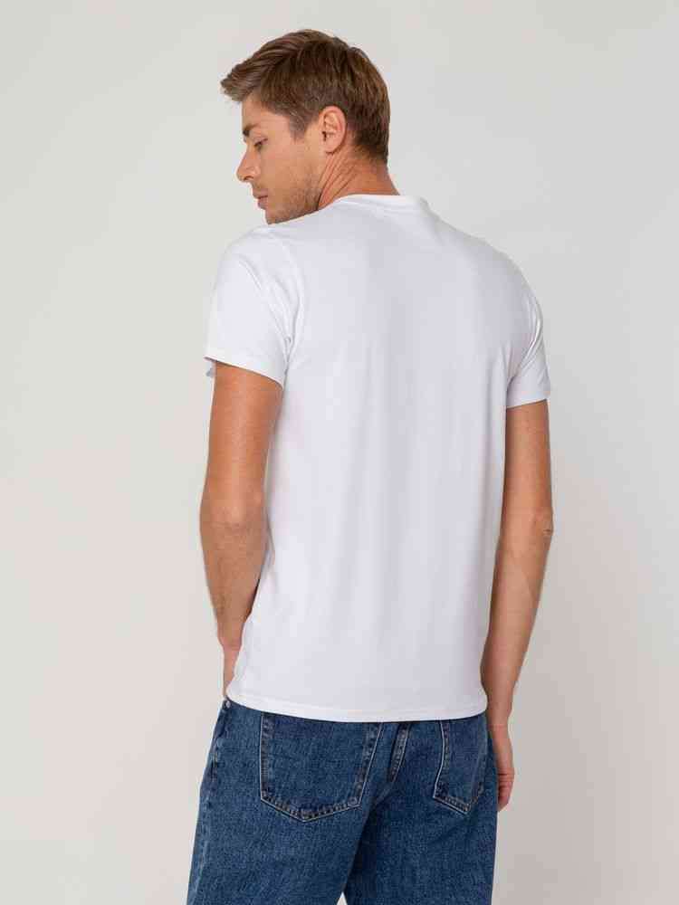 Футболка мужская T-bolka Stretch, белая - 6