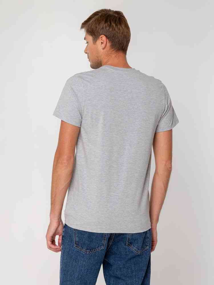 Футболка мужская T-bolka Stretch, серый меланж - 6