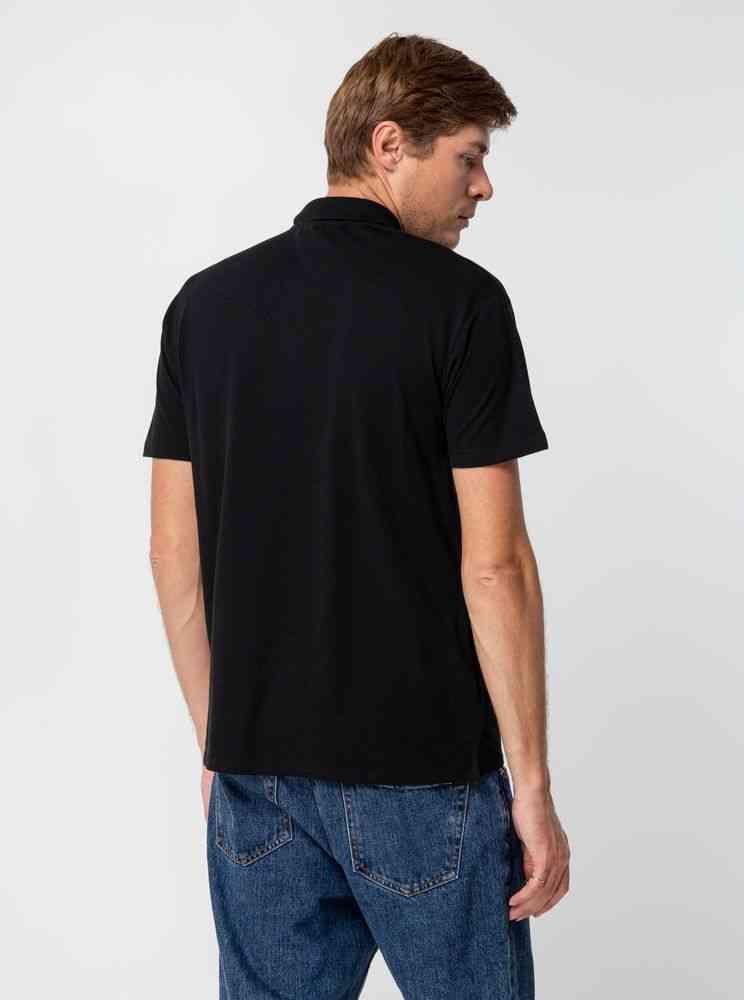 Рубашка поло мужская Summer 170, черная - 6