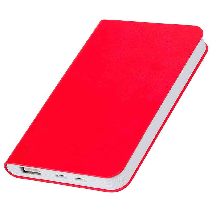 Универсальный аккумулятор &quot;Softi&quot; (5000mAh),красный, 7,5х12,1х1,1см, искусственная кожа,пл
