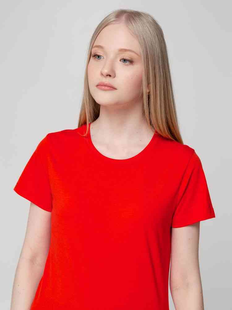 Футболка женская T-bolka Lady, красная - 8