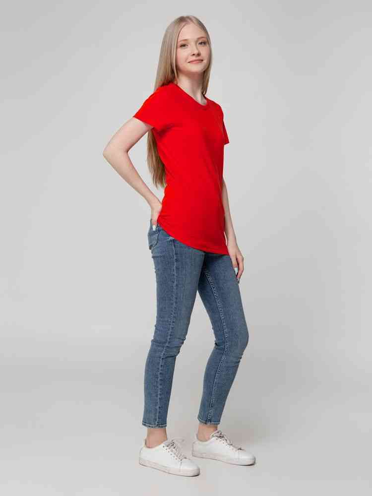 Футболка женская T-bolka Lady, красная - 9