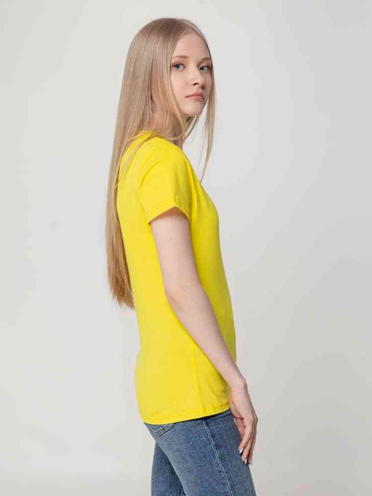 Футболка женская T-bolka Lady, желтая - 6