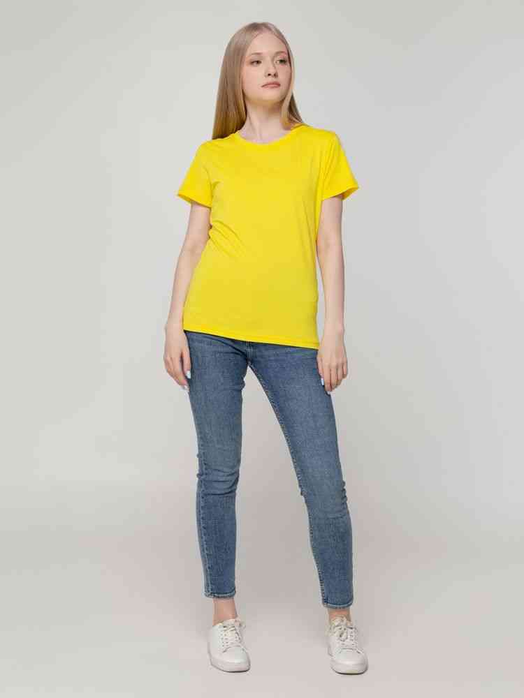 Футболка женская T-bolka Lady, желтая - 9