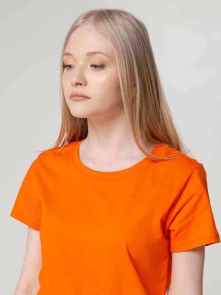 Футболка женская T-bolka Lady, оранжевая - 8